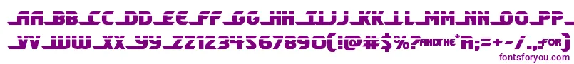 Шрифт Shiningheraldlaser – фиолетовые шрифты