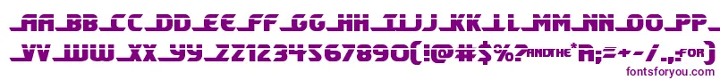 Shiningheraldlaser Font – Purple Fonts on White Background
