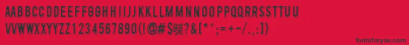 More about ToinenTammikuu Font ToinenTammikuu Font – Black Fonts on Red Background