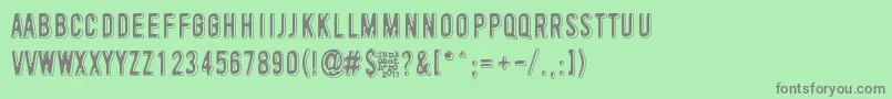 More about ToinenTammikuu Font ToinenTammikuu Font – Gray Fonts on Green Background