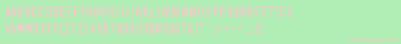ToinenTammikuu Font – Pink Fonts on Green Background
