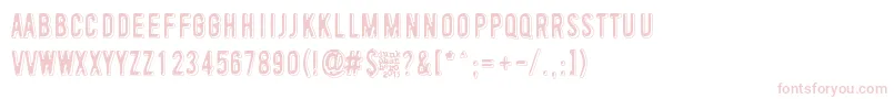 ToinenTammikuu Font – Pink Fonts on White Background