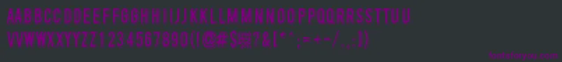 ToinenTammikuu Font – Purple Fonts on Black Background