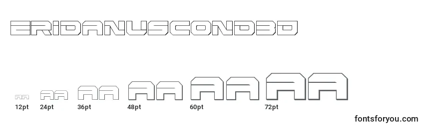 Eridanuscond3D Font Sizes