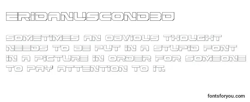 Eridanuscond3D Font