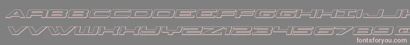 Classiccobra3Dital Font – Pink Fonts on Gray Background