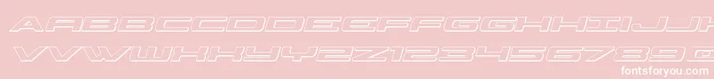 Classiccobra3Dital Font – White Fonts on Pink Background
