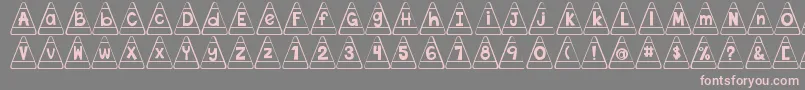 fuente DjbCandyCornFont – Fuentes Rosadas Sobre Fondo Gris