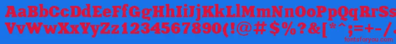 En savoir plus sur la police UkrainianxeniaBold Police UkrainianxeniaBold – polices rouges sur fond bleu