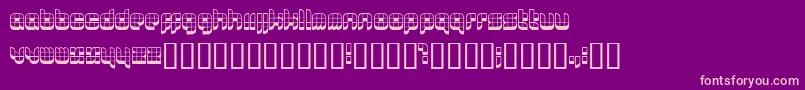 0629 ffy Font – Pink Fonts on Purple Background