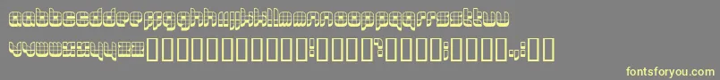 0629 ffy Font – Yellow Fonts on Gray Background