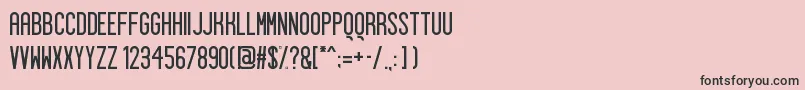 Sigward Font – Black Fonts on Pink Background