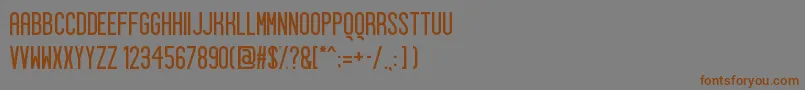 Sigward Font – Brown Fonts on Gray Background