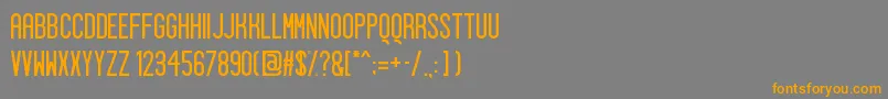 Sigward Font – Orange Fonts on Gray Background