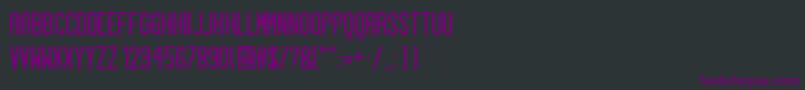 Sigward Font – Purple Fonts on Black Background