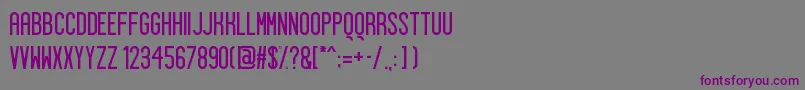 Шрифт Sigward – фиолетовые шрифты на сером фоне