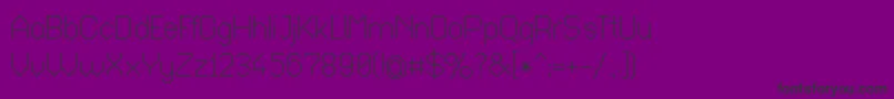 Octar017 Font – Black Fonts on Purple Background