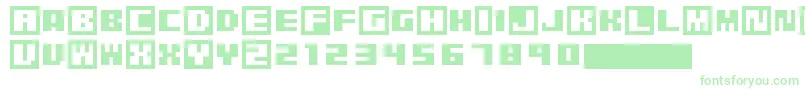 PixelGrafiti Font – Green Fonts on White Background