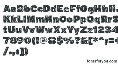 J.M.NexusBlack font – Fonts Starting With J