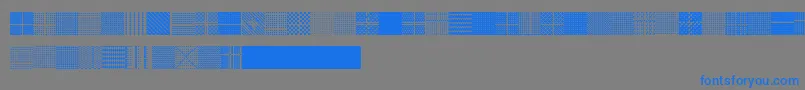 Serangkaianpattern Font – Blue Fonts on Gray Background