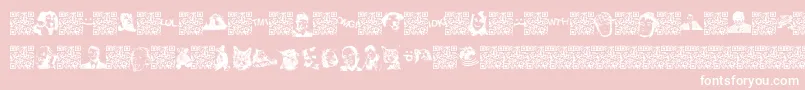 Viralfun Font – White Fonts on Pink Background