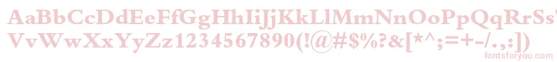 BembostdExtrabold Font – Pink Fonts