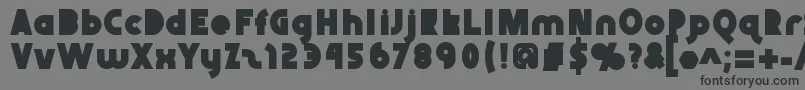 Abraxeousblack Font – Black Fonts on Gray Background