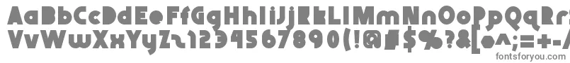Abraxeousblack Font – Gray Fonts on White Background