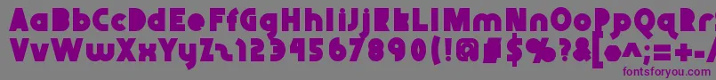 Abraxeousblack Font – Purple Fonts on Gray Background