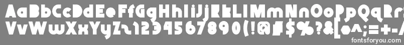 Abraxeousblack Font – White Fonts on Gray Background