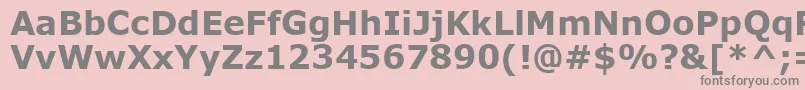 VerdanaРџРѕР»СѓР¶РёСЂРЅС‹Р№ Font – Gray Fonts on Pink Background