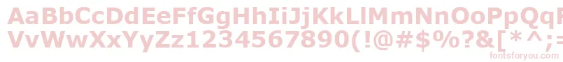 VerdanaРџРѕР»СѓР¶РёСЂРЅС‹Р№ Font – Pink Fonts on White Background