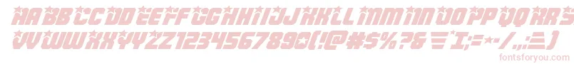 Więcej informacji o czcionce Armyrangersexpandital Czcionka Armyrangersexpandital – różowe czcionki