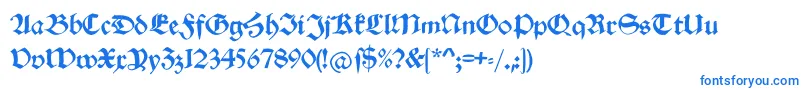 Schwabachduemille Font – Blue Fonts