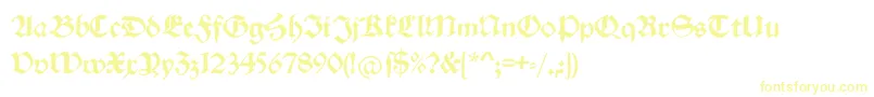 Schwabachduemille Font – Yellow Fonts