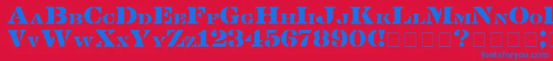 More about LintsecMedium Font LintsecMedium Font – Blue Fonts on Red Background