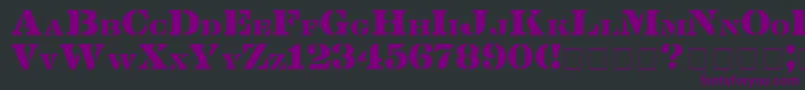 LintsecMedium Font – Purple Fonts on Black Background