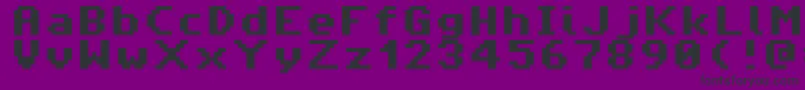AmigaForeverPro Font – Black Fonts on Purple Background