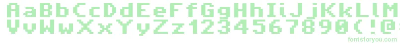 AmigaForeverPro Font – Green Fonts on White Background