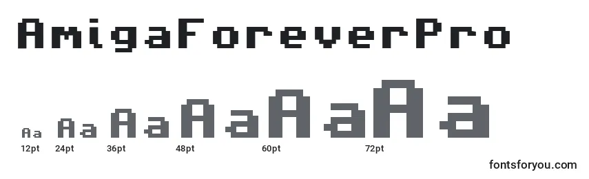 Размеры шрифта AmigaForeverPro