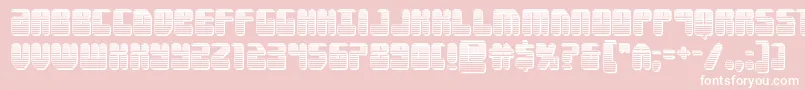 Forcemajeurechrome Font – White Fonts on Pink Background