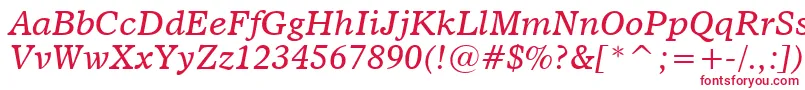 Dutch811ItalicBt Font – Red Fonts