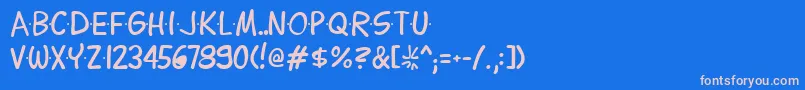 Más sobre la fuente Lettering1 fuente Lettering1 – Fuentes Rosadas Sobre Fondo Azul