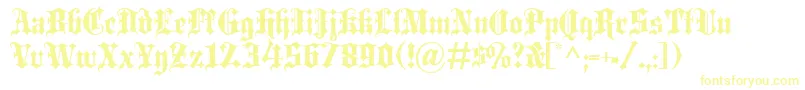 Blaceb Font – Yellow Fonts