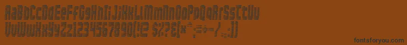 Шрифт Maxis – чёрные шрифты на коричневом фоне