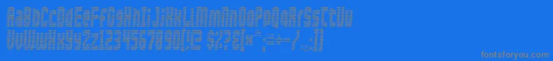 Maxis Font – Gray Fonts on Blue Background