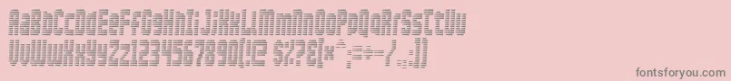フォントMaxis – ピンクの背景に灰色の文字
