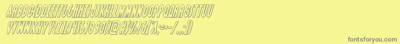 Подробнее о шрифте Grendelsmotheroutital Шрифт Grendelsmotheroutital – серые шрифты на жёлтом фоне