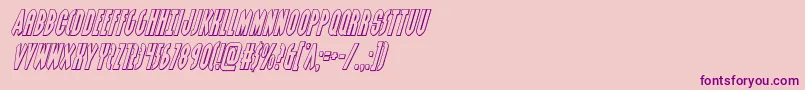 Grendelsmotheroutital Font – Purple Fonts on Pink Background