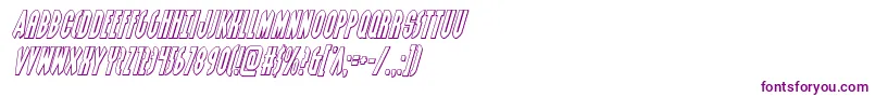 Grendelsmotheroutital Font – Purple Fonts on White Background